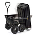 600 lbs Garden hand Dump cart ,handling tool cart ,dump trolley